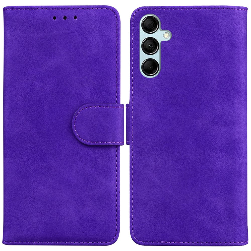 Leather Wallet Case for Samsung Galaxy M54 5G / F54 5G , Stand Protective Phone Cover - Purple
