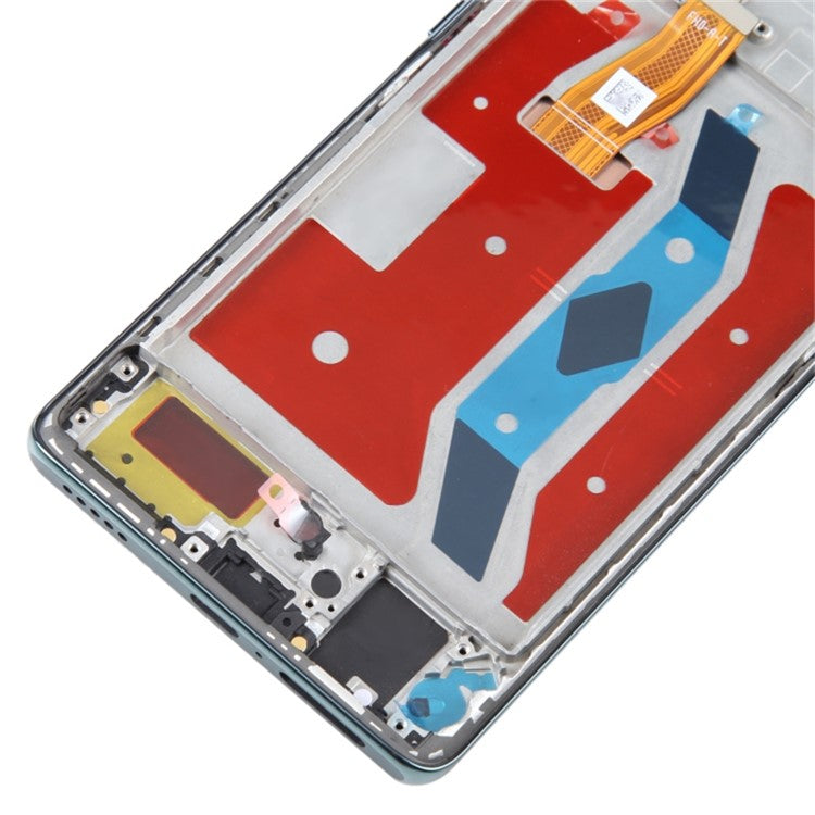 For Honor X40 5G OEM Grade S AMOLED Screen and Digitizer Assembly + Frame Part (without Logo) - Green