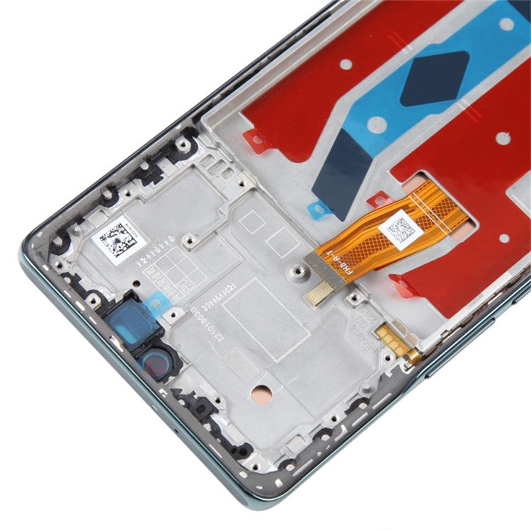 For Honor X40 5G OEM Grade S AMOLED Screen and Digitizer Assembly + Frame Part (without Logo) - Green