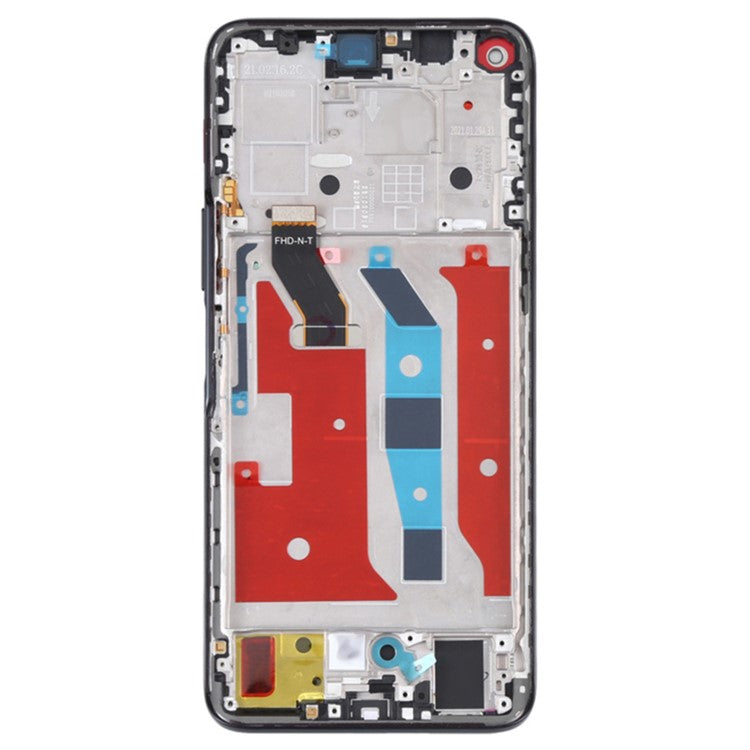 For Honor X20 / Honor 50 Lite OEM Grade S LCD Screen and Digitizer Assembly + Frame Replacement Part (without Logo) - Black