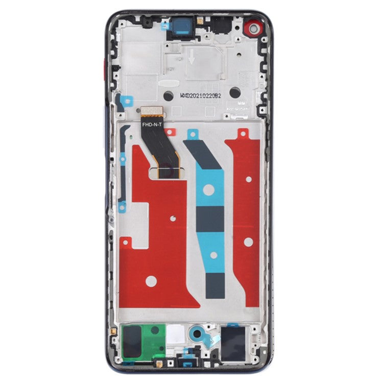 For Honor X20 / Honor 50 Lite OEM Grade S LCD Screen and Digitizer Assembly + Frame Replacement Part (without Logo) - Blue