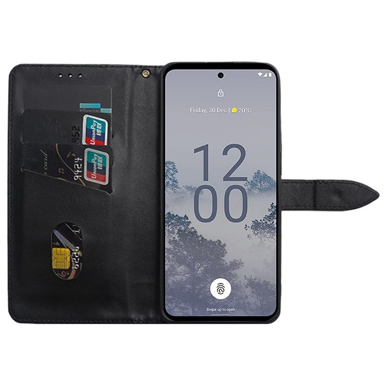 IDEWEI PU Leather Flip Cover for Asus Zenfone 10 5G Protective Case Drop-Proof Card Slots Phone Shell - Purple