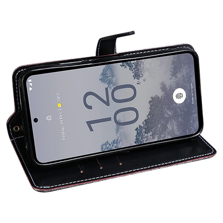 IDEWEI For Asus Zenfone 10 5G Wallet Phone Case Crocodile Texture Leather Phone Cover - Blue