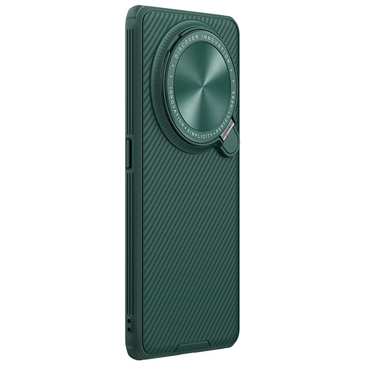 NILLKIN CamShield Prop Series for Oppo Find X6 Pro Hard PC+TPU Phone Case Kickstand Lens Protector Phone Cover - Green