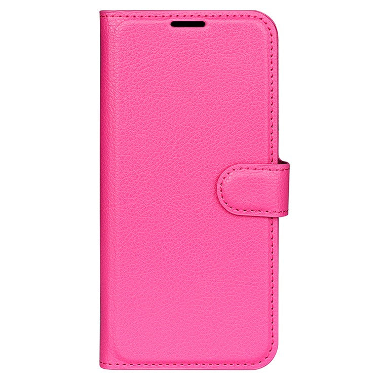 For OnePlus Ace 2V / Nord 3 5G Litchi Texture Wallet PU Leather Phone Case Stand Cover - Rose