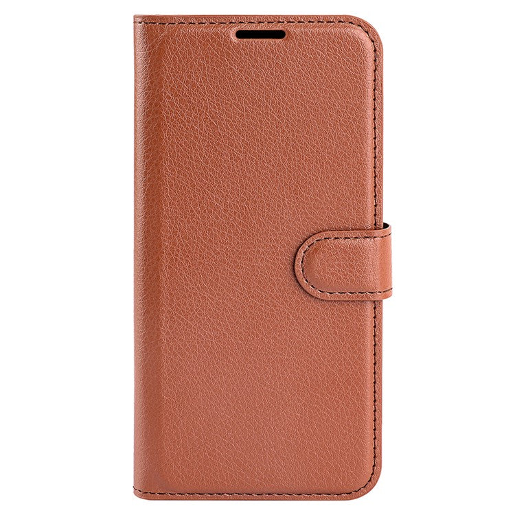 For OnePlus Ace 2V / Nord 3 5G Litchi Texture Wallet PU Leather Phone Case Stand Cover - Brown