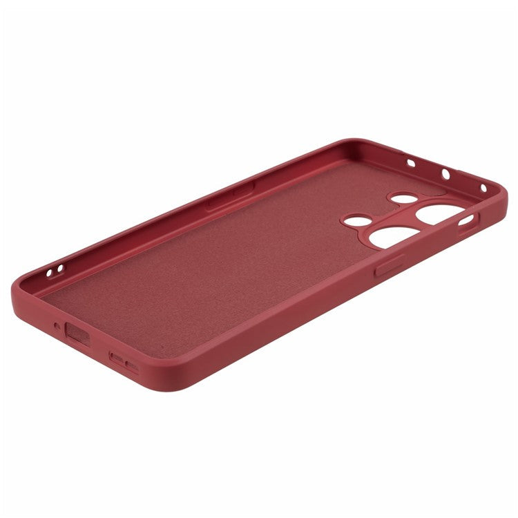 Soft TPU Shockproof Case for OnePlus Nord 3 5G / Ace 2V , Anti-Scratch Fiber Lining Rubberized Phone Cover - Hawthorn Red
