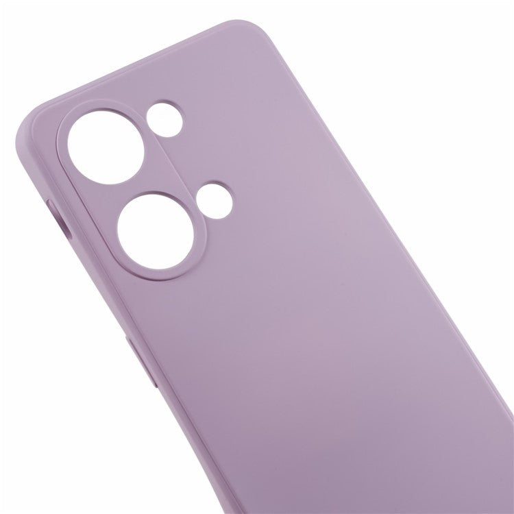 Soft TPU Shockproof Case for OnePlus Nord 3 5G / Ace 2V , Anti-Scratch Fiber Lining Rubberized Phone Cover - Purple