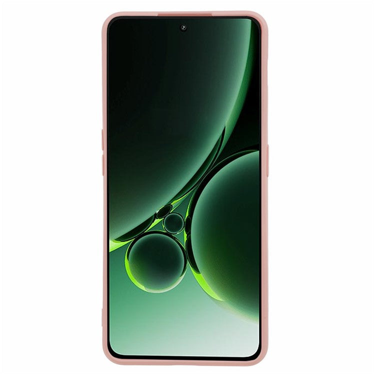 Soft TPU Shockproof Case for OnePlus Nord 3 5G / Ace 2V , Anti-Scratch Fiber Lining Rubberized Phone Cover - Pink