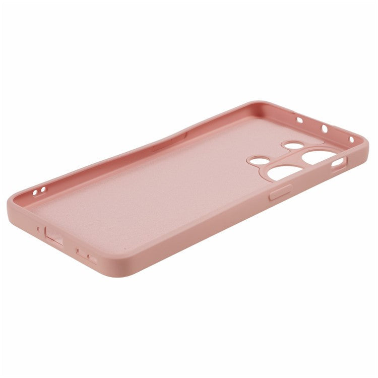 Soft TPU Shockproof Case for OnePlus Nord 3 5G / Ace 2V , Anti-Scratch Fiber Lining Rubberized Phone Cover - Pink