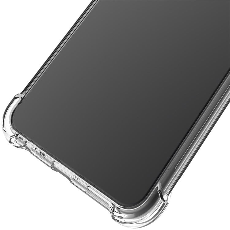 IMAK For Asus Zenfone 10 5G Phone Case Four Corner Anti-drop Clear TPU Back Cover - Transparent