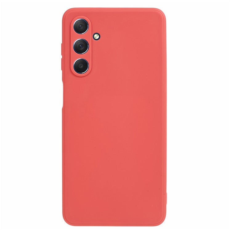 For Samsung Galaxy M54 5G / F54 5G Straight Edge Phone Case Precise Cutout Anti-scratch TPU Cover - Red