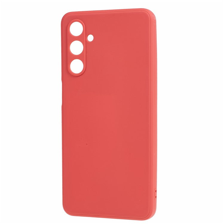 For Samsung Galaxy M54 5G / F54 5G Straight Edge Phone Case Precise Cutout Anti-scratch TPU Cover - Red