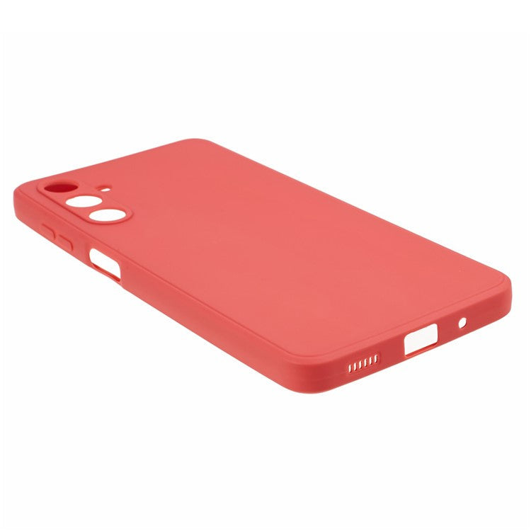 For Samsung Galaxy M54 5G / F54 5G Straight Edge Phone Case Precise Cutout Anti-scratch TPU Cover - Red