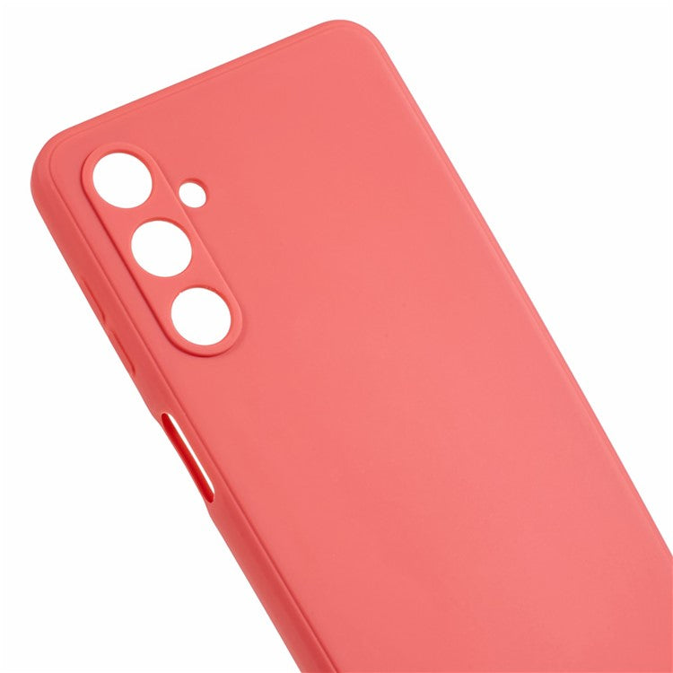 For Samsung Galaxy M54 5G / F54 5G Straight Edge Phone Case Precise Cutout Anti-scratch TPU Cover - Red