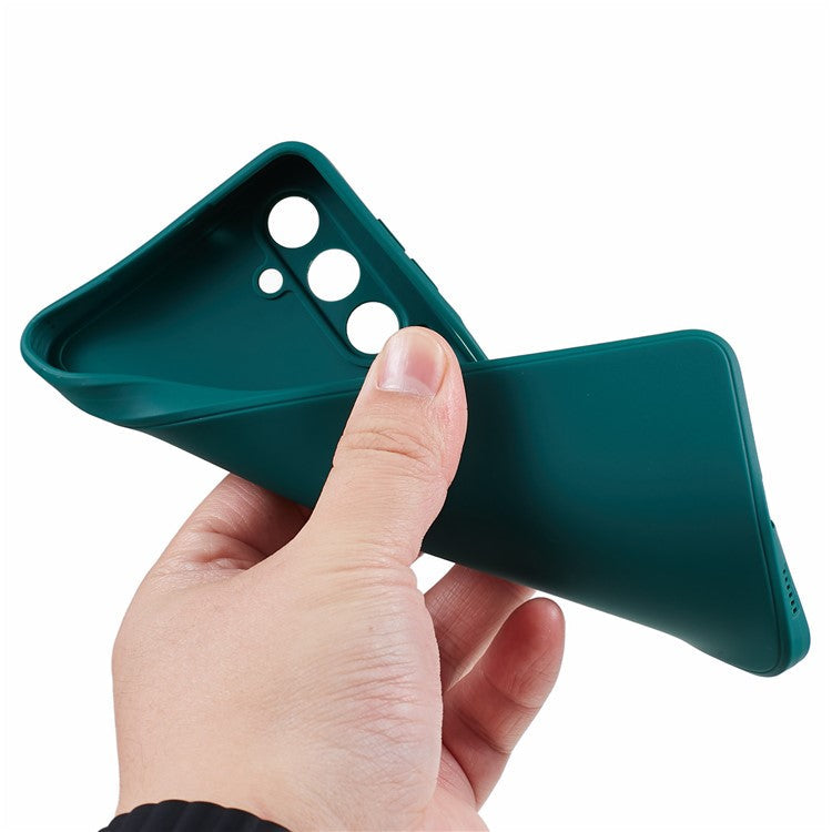For Samsung Galaxy M54 5G / F54 5G Straight Edge Phone Case Precise Cutout Anti-scratch TPU Cover - Army Green