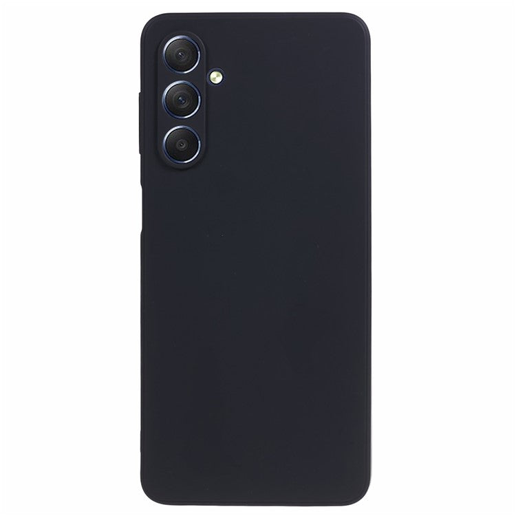 For Samsung Galaxy M54 5G / F54 5G Straight Edge Phone Case Precise Cutout Anti-scratch TPU Cover - Black
