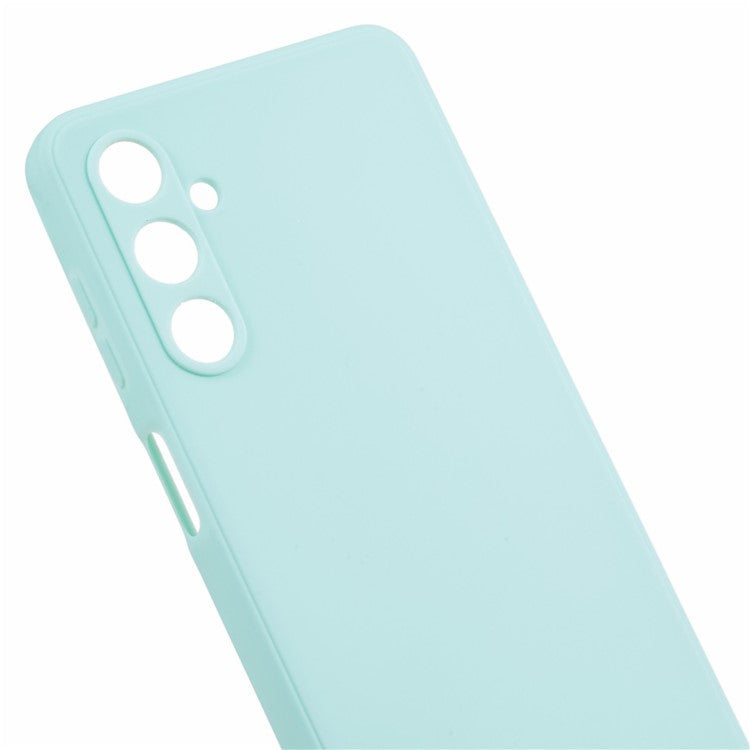 For Samsung Galaxy M54 5G / F54 5G Straight Edge Phone Case Precise Cutout Anti-scratch TPU Cover - Baby Blue