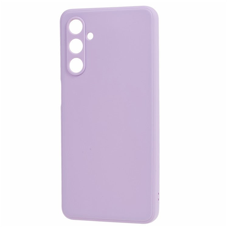 For Samsung Galaxy M54 5G / F54 5G Straight Edge Phone Case Precise Cutout Anti-scratch TPU Cover - Purple