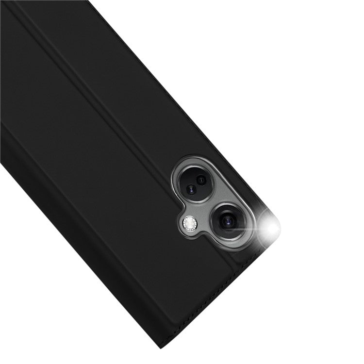 DUX DUCIS Skin Pro Series for OnePlus Nord CE3 5G Leather Anti-fall Stand Cover Card Holder Phone Case - Black