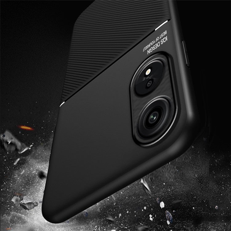 PU Leather+TPU Phone Case for Oppo A1 Pro 5G / Reno8 T 5G , Magnetic Car Mount Anti-drop Phone Cover - Black
