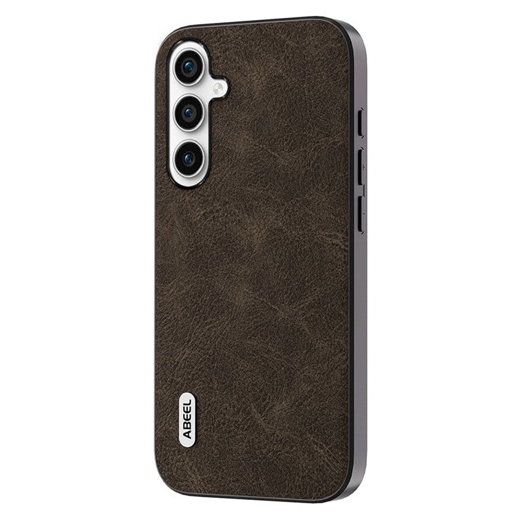 ABEEL Phone Case for Samsung Galaxy M54 5G / F54 5G , PU Leather+PC+TPU Litchi Texture Cover - Khaki