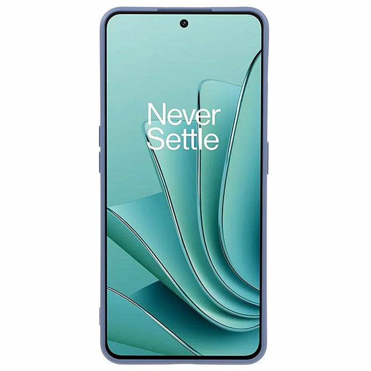 TPU Case for OnePlus Ace 2V / Nord 3 5G , Rubberized Surface Fiber Lining Shockproof Phone Cover - Lavender Grey