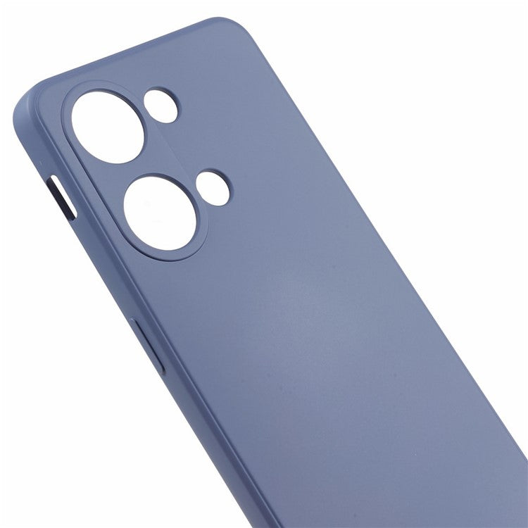 TPU Case for OnePlus Ace 2V / Nord 3 5G , Rubberized Surface Fiber Lining Shockproof Phone Cover - Lavender Grey