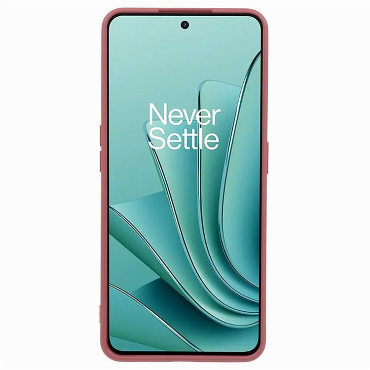 TPU Case for OnePlus Ace 2V / Nord 3 5G , Rubberized Surface Fiber Lining Shockproof Phone Cover - Hawthorn Red