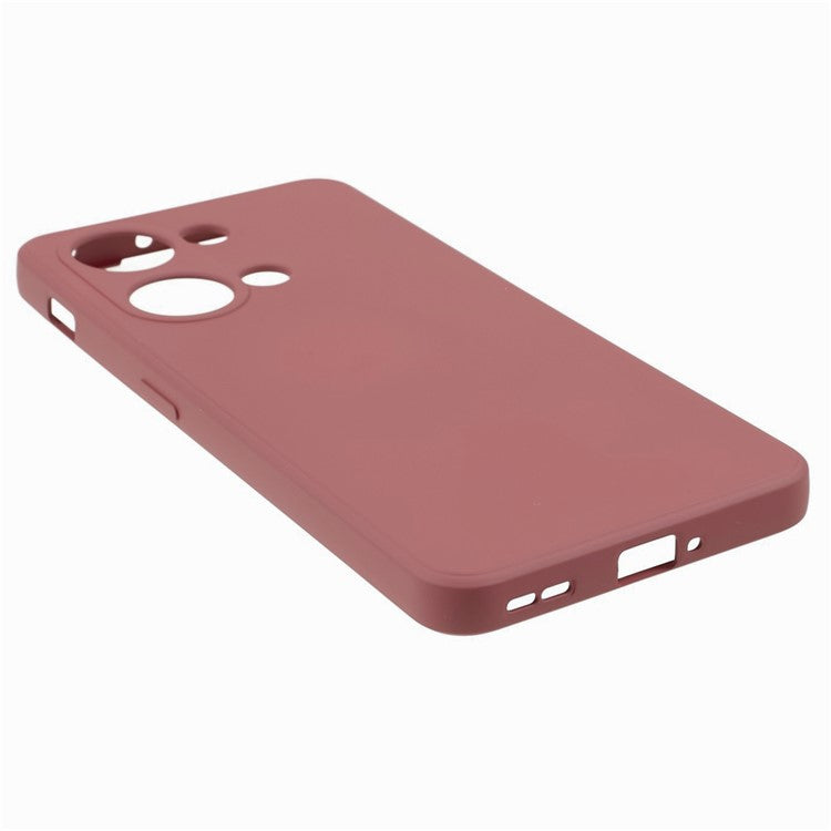 TPU Case for OnePlus Ace 2V / Nord 3 5G , Rubberized Surface Fiber Lining Shockproof Phone Cover - Hawthorn Red