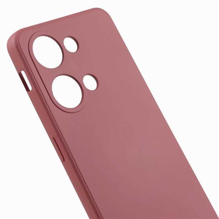 TPU Case for OnePlus Ace 2V / Nord 3 5G , Rubberized Surface Fiber Lining Shockproof Phone Cover - Hawthorn Red