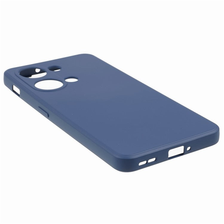 TPU Case for OnePlus Ace 2V / Nord 3 5G , Rubberized Surface Fiber Lining Shockproof Phone Cover - Sapphire