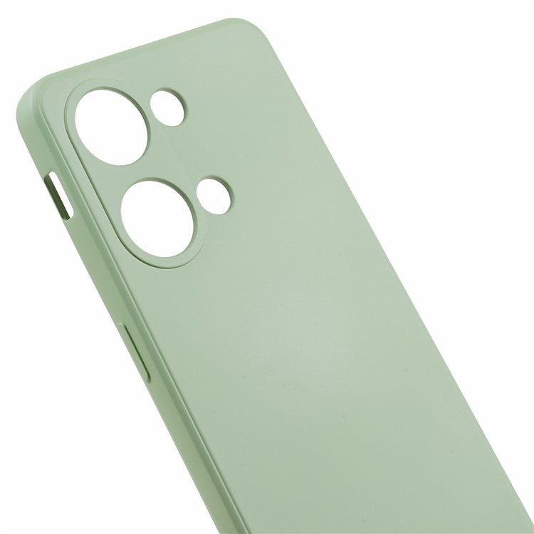 TPU Case for OnePlus Ace 2V / Nord 3 5G , Rubberized Surface Fiber Lining Shockproof Phone Cover - Matcha Green