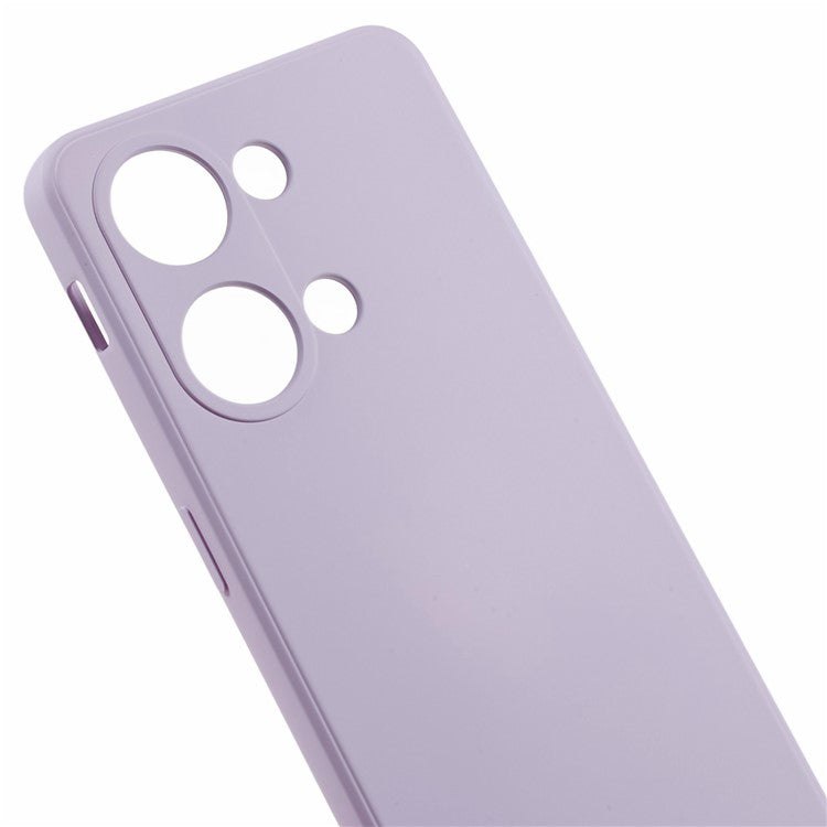 TPU Case for OnePlus Ace 2V / Nord 3 5G , Rubberized Surface Fiber Lining Shockproof Phone Cover - Purple
