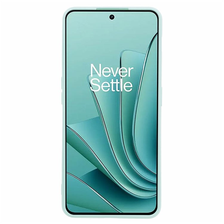 TPU Case for OnePlus Ace 2V / Nord 3 5G , Rubberized Surface Fiber Lining Shockproof Phone Cover - Baby Blue