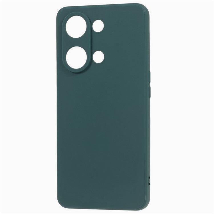 Straight Edge Phone Case for OnePlus Nord 3 5G / Ace 2V , Soft TPU Precise Cutout Camera Protection Cover - Army Green
