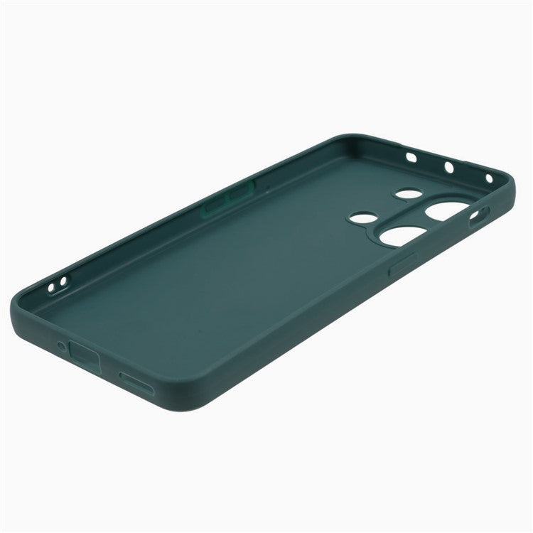Straight Edge Phone Case for OnePlus Nord 3 5G / Ace 2V , Soft TPU Precise Cutout Camera Protection Cover - Army Green