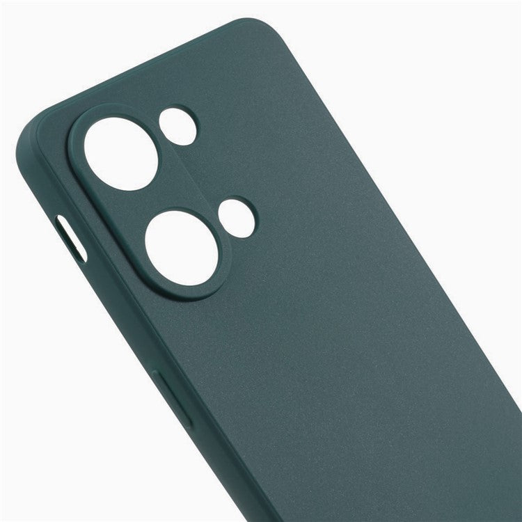 Straight Edge Phone Case for OnePlus Nord 3 5G / Ace 2V , Soft TPU Precise Cutout Camera Protection Cover - Army Green