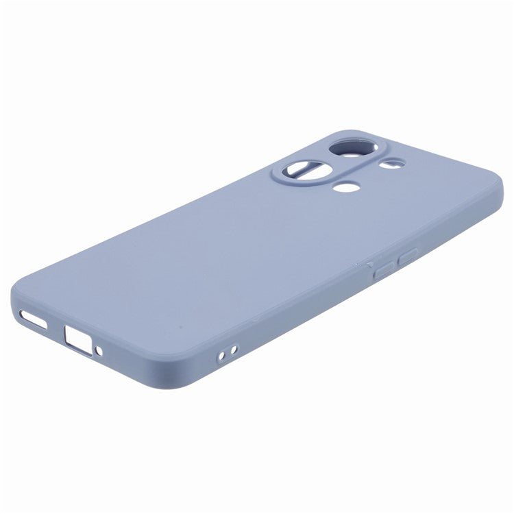 Straight Edge Phone Case for OnePlus Nord 3 5G / Ace 2V , Soft TPU Precise Cutout Camera Protection Cover - Lavender Grey