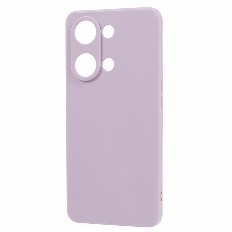 Straight Edge Phone Case for OnePlus Nord 3 5G / Ace 2V , Soft TPU Precise Cutout Camera Protection Cover - Purple
