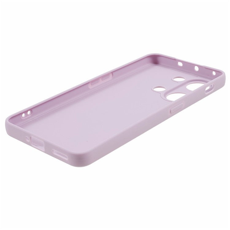 Straight Edge Phone Case for OnePlus Nord 3 5G / Ace 2V , Soft TPU Precise Cutout Camera Protection Cover - Purple