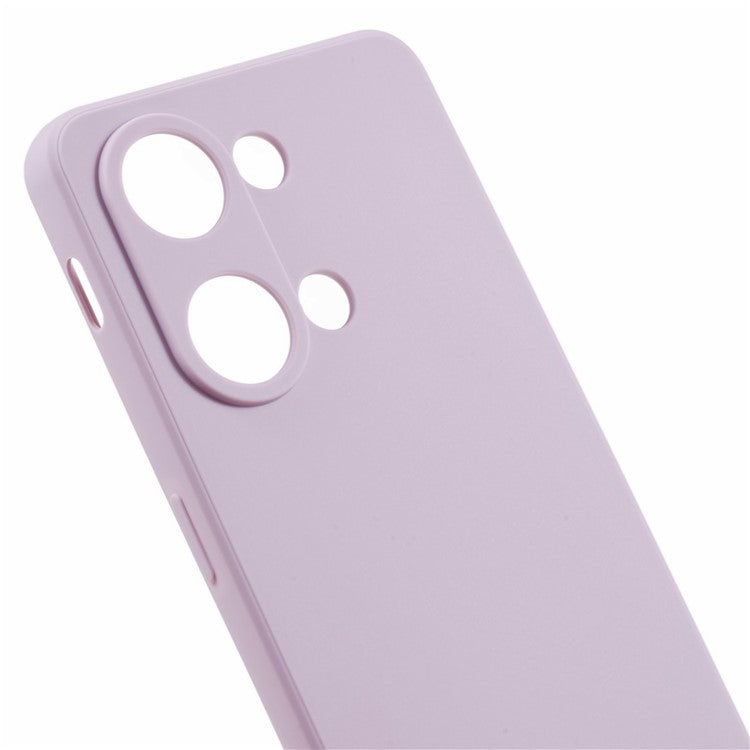 Straight Edge Phone Case for OnePlus Nord 3 5G / Ace 2V , Soft TPU Precise Cutout Camera Protection Cover - Purple