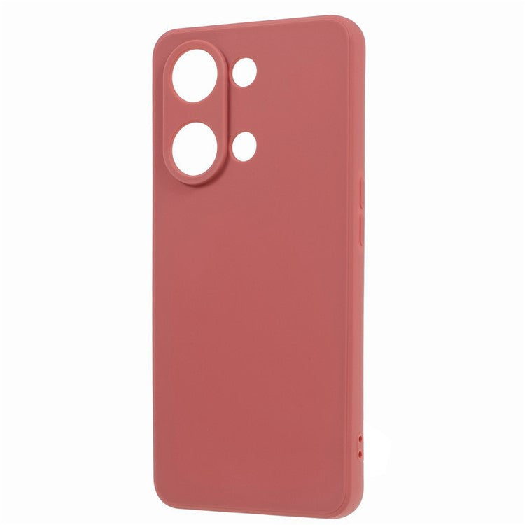 Straight Edge Phone Case for OnePlus Nord 3 5G / Ace 2V , Soft TPU Precise Cutout Camera Protection Cover - Red