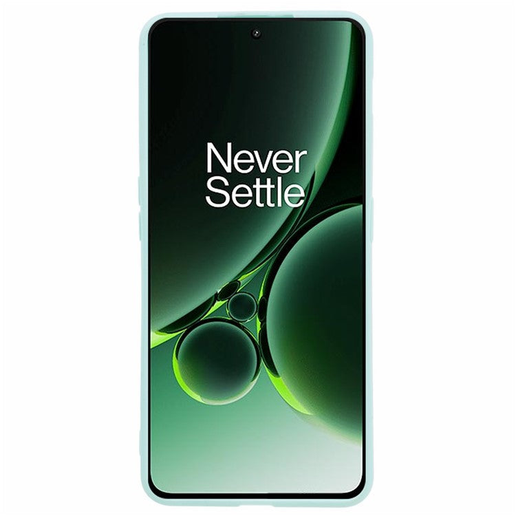 Straight Edge Phone Case for OnePlus Nord 3 5G / Ace 2V , Soft TPU Precise Cutout Camera Protection Cover - Baby Blue