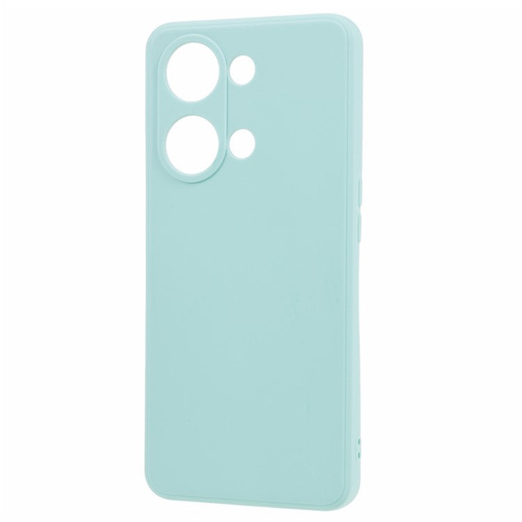 Straight Edge Phone Case for OnePlus Nord 3 5G / Ace 2V , Soft TPU Precise Cutout Camera Protection Cover - Baby Blue