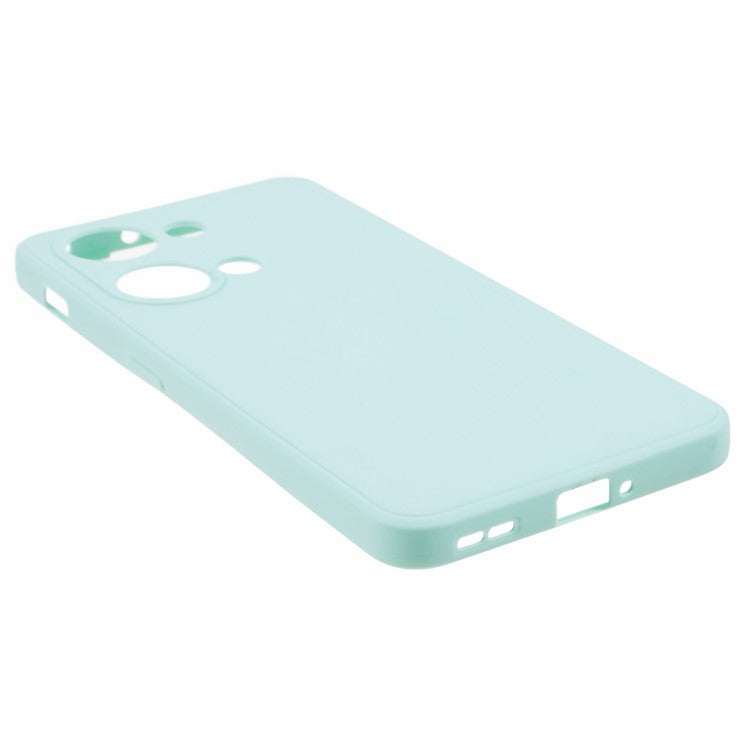 Straight Edge Phone Case for OnePlus Nord 3 5G / Ace 2V , Soft TPU Precise Cutout Camera Protection Cover - Baby Blue