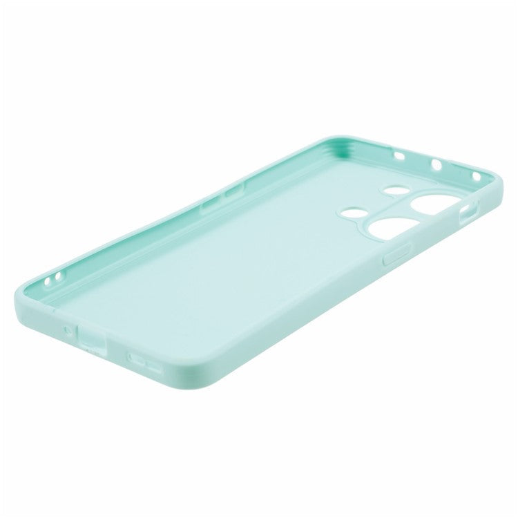 Straight Edge Phone Case for OnePlus Nord 3 5G / Ace 2V , Soft TPU Precise Cutout Camera Protection Cover - Baby Blue