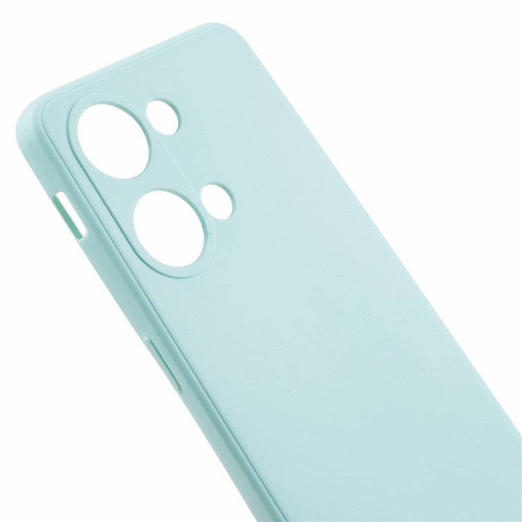 Straight Edge Phone Case for OnePlus Nord 3 5G / Ace 2V , Soft TPU Precise Cutout Camera Protection Cover - Baby Blue