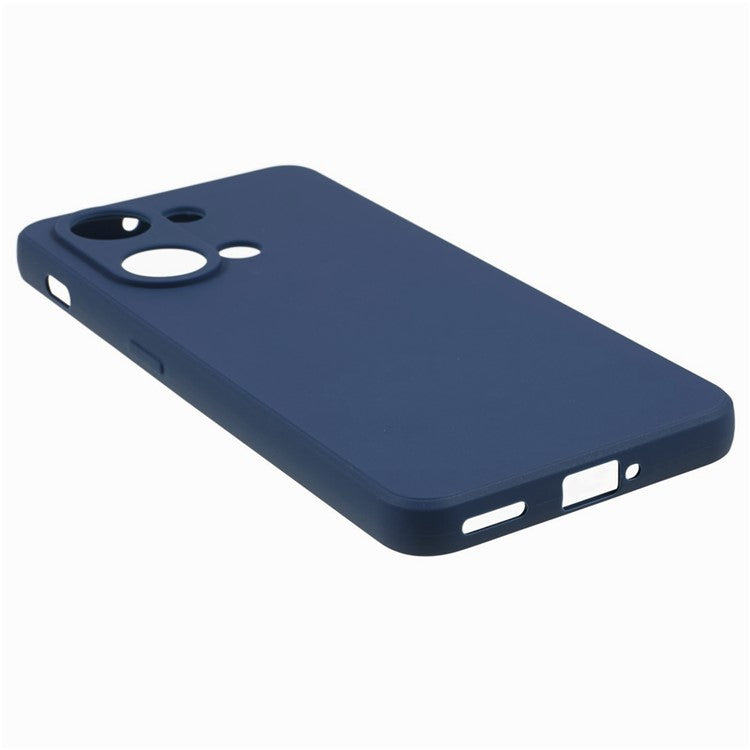 Straight Edge Phone Case for OnePlus Nord 3 5G / Ace 2V , Soft TPU Precise Cutout Camera Protection Cover - Sapphire