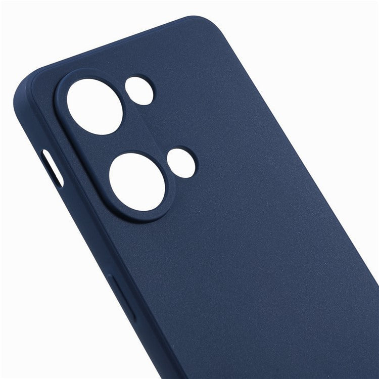Straight Edge Phone Case for OnePlus Nord 3 5G / Ace 2V , Soft TPU Precise Cutout Camera Protection Cover - Sapphire